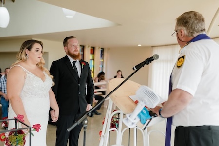 Wedding ceremony by Dr. Gerrit Rademeyer in Colesberg