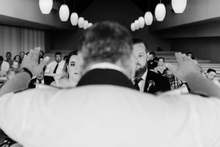 Wedding ceremony by Dr. Gerrit Rademeyer in Colesberg