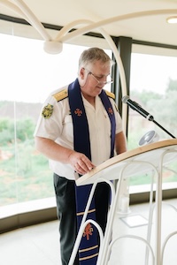 Wedding ceremony by Dr. Gerrit Rademeyer in Colesberg